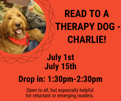 Read to a Therapy Dog!